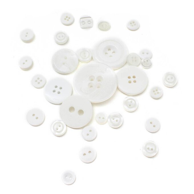 White Buttons 50g