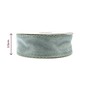 Pale Blue Wire Edge Organza Ribbon 25mm x 3m image number 3
