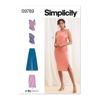 Simplicity Women's Tops and Trousers  Sewing Pattern S9789 (D5 4-12)