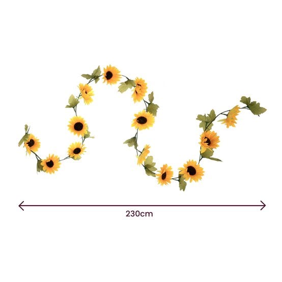 Sunflower Garland 2.3m image number 4