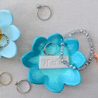 How to Make Clay Flower Ring Dishes