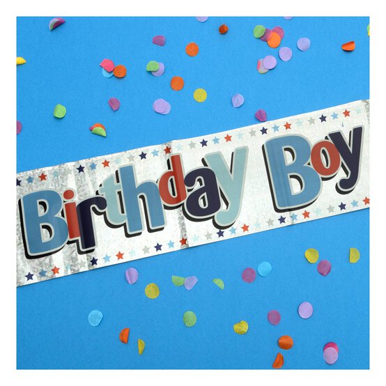 Birthday Boy Banner 2.5m image number 2