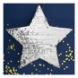 Silver Star Pinata 45cm image number 1