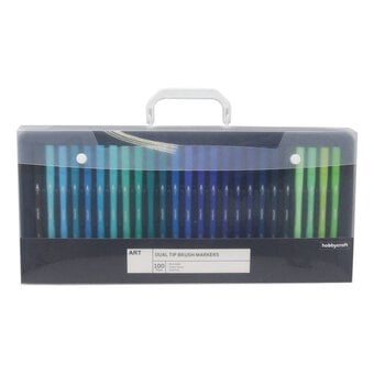 Dual Tip Brush Markers 100 Pack image number 4