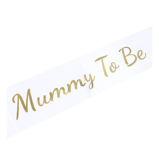 Create & Celebrate Gold Mummy to Be Sash image number 3