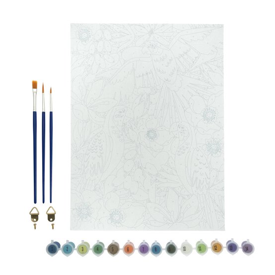 Exotic Birds Paint by Numbers image number 3