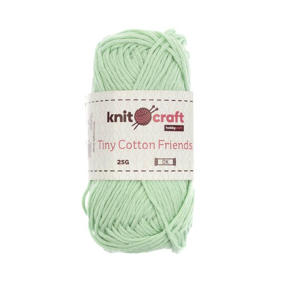 Knitcraft Mint Green Tiny Cotton Friends Yarn 25g image number 1
