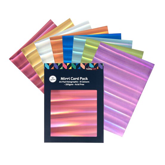 Holographic Mirri Card A4 16 Pack image number 1