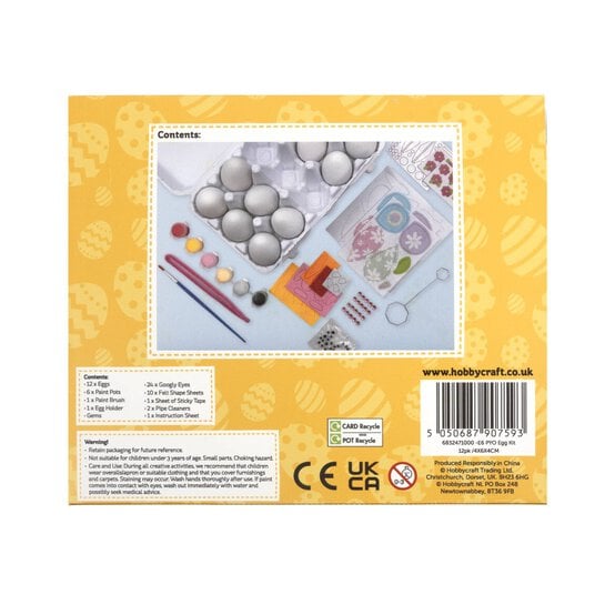 Paint Your Own Egg Kit 12 Pack  image number 6