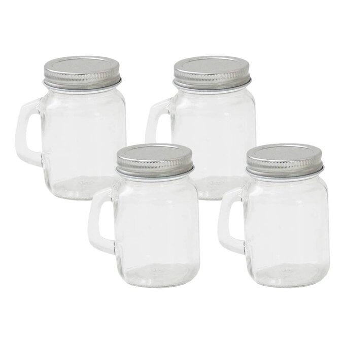 Mini Favour Jars 120ml 4 Pack