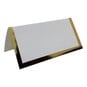 Gold Border Place Cards 10 Pack image number 1