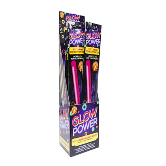 Assorted Glow Power Jumbo Concert Baton image number 2