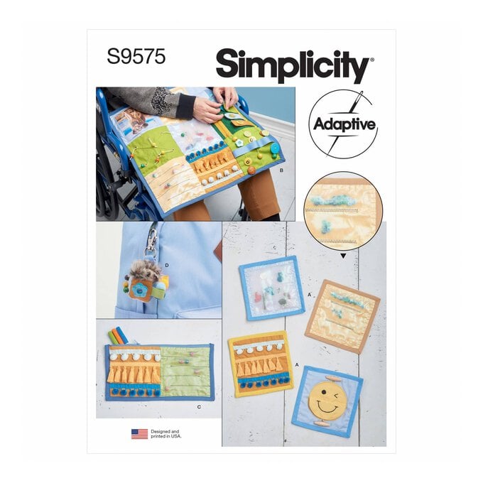 Simplicity Fidget Page and Accessories Sewing Pattern S9575 image number 1