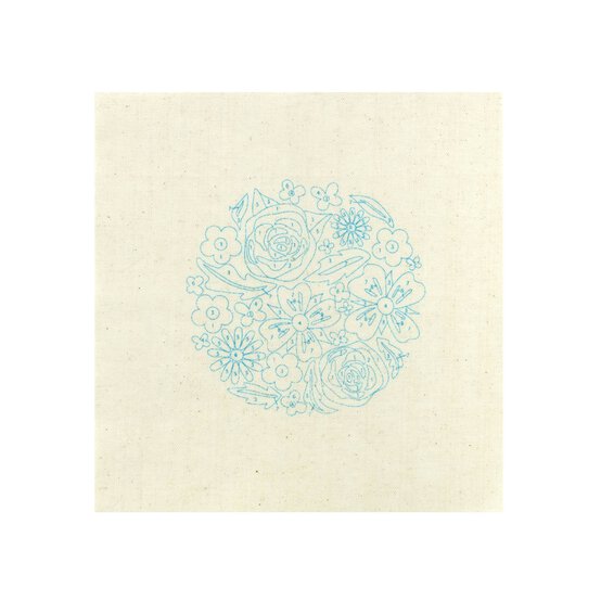 WI Floral Embroidery by Numbers Kit image number 3