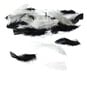 Black and White Harlequin Feather Mix 5g image number 1