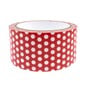 Red and White Polka Dot Duct Tape 48mm x 10m  image number 3