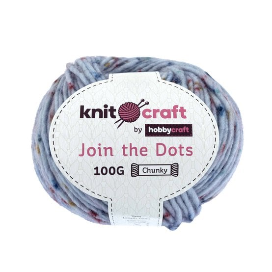 Knitcraft Blue Print Join the Dots Yarn 100g image number 1