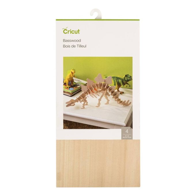 Cricut Basswood 6 x 12 Inches 4 Pack image number 1