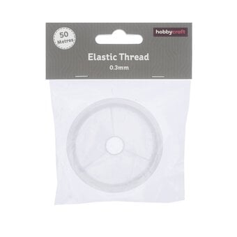 Clear Elastic Cord 0.3mm x 50m