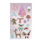 Pink Christmas Holographic Stickers image number 1