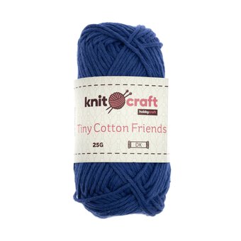 Knitcraft Royal Blue Tiny Cotton Friends Yarn 25g