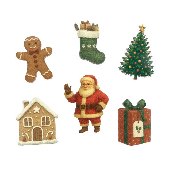 Homestead Wooden Toppers 4 Pack image number 1
