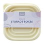 Square Food Storage Containers 900ml 3 Pack  image number 1