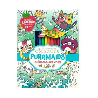 Kaleidoscope Purrmaids and Octodogs Colouring Kit
