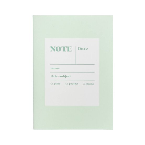 Green Stitch Notebook A5 image number 1