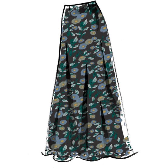 McCall&rsquo;s Women's Skirt Sewing Pattern XS-M M8068 image number 4