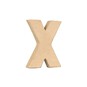Mini Mache Letter X 10cm image number 1