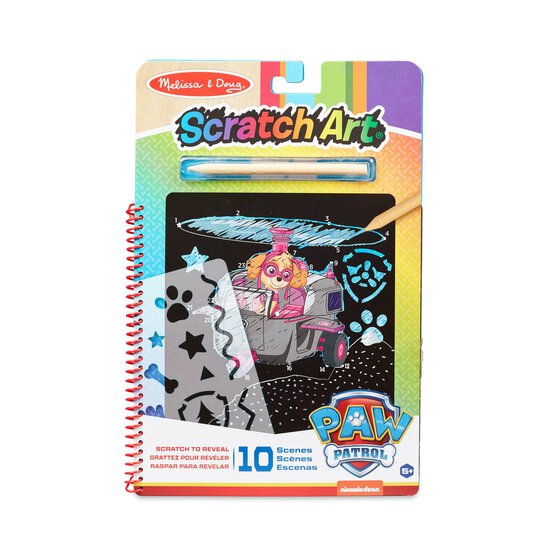 Melissa & Doug Paw Patrol Skye Scratch Art Activity Pad image number 1