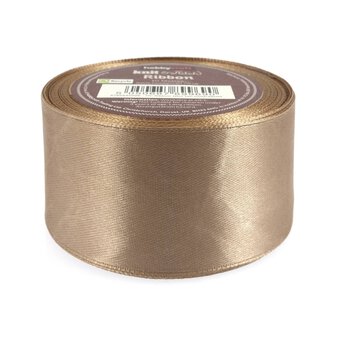 Tan Gold Satin Ribbon 38mm x 10m