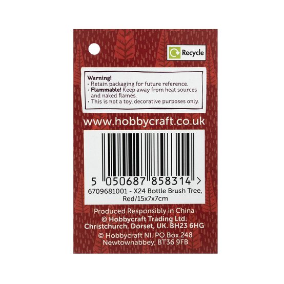 Red Bottle Brush Tree 15cm image number 5