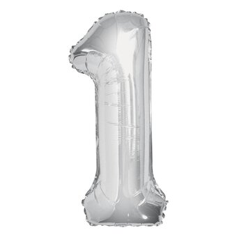 Extra Large Silver Foil 1 Balloon