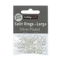 Silver Plated 7mm Split Rings 100 Pack image number 2
