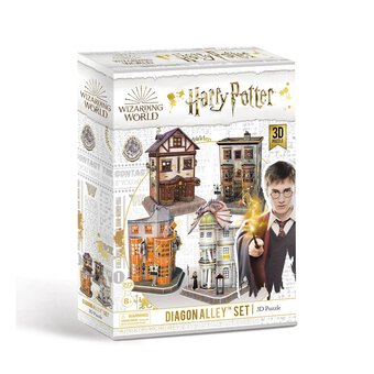 Harry Potter 4-in-1 Diagon Alley 3D Puzzle Set