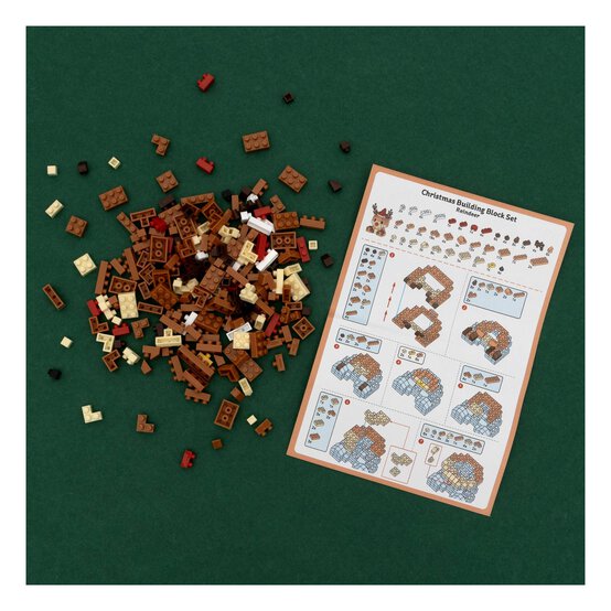 Reindeer Building Blocks Set  image number 2