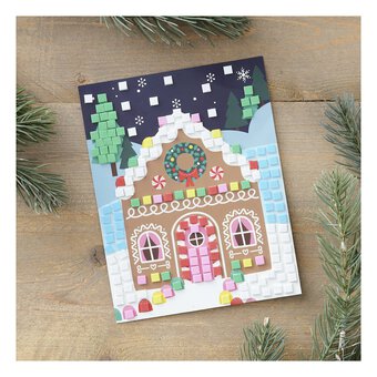 Make Your Own Gingerbread House Mosaic Kit