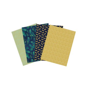 Decopatch Mix and Match Golden Peacock Paper 4 Sheets