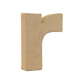 Lowercase Mini Mache Letter R