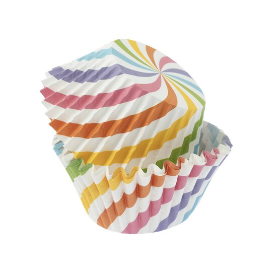 Whisk Rainbow Bright Mix Cupcake Cases 100 Pack image number 4