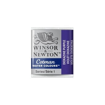 Winsor & Newton Dioxazine Violet Cotman Watercolour Half Pan 