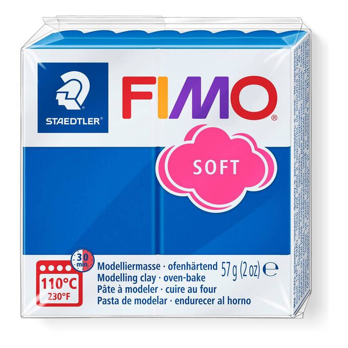 Fimo Soft Pacific Blue Modelling Clay 57g image number 1