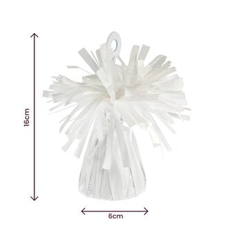 White Foil Balloon Weight 170g image number 2