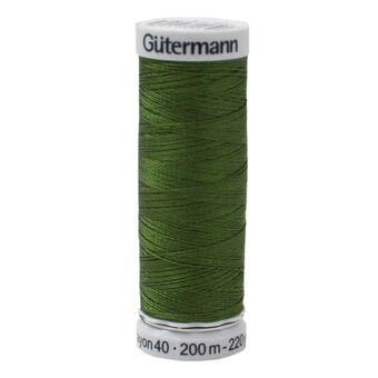 Gutermann Green Sulky Rayon 40 Weight Thread 200m (1176)