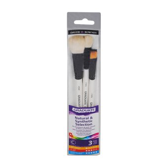 Daler-Rowney Graduate Watercolour Brushes 3 Pack