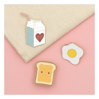 Toast and Milk Pins 3 Pack