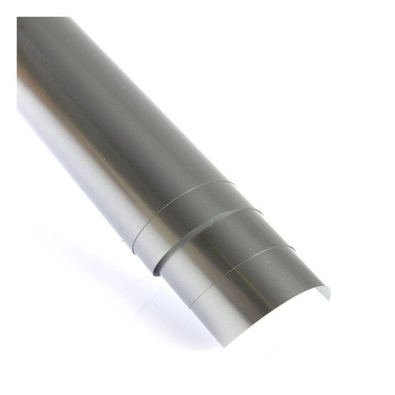 Silver PU Iron-On Vinyl 12 x 24 Inches image number 4