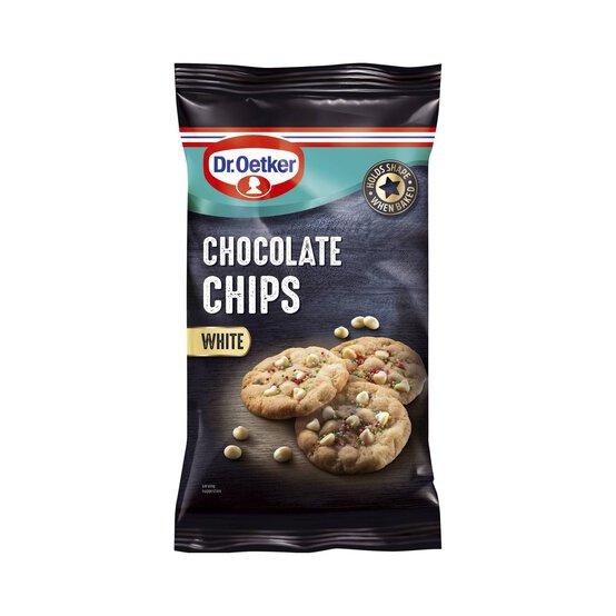 Dr. Oetker White Chocolate Chips 100g image number 1